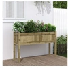 Image de Jardinière avec pieds 110x31x70 cm bois de pin imprégné