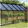Image de Jardinières 2 pcs avec pieds bois de pin imprégné
