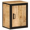 Image de Armoire de salle de bain 40x30x50cm bois massif manguier et fer