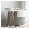 Image de Wasmand à~ 55x36 cm katoen grijs en wit358470