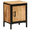 Image de Table de chevet 40x30x52,5 cm bois de manguier massif brut, armoire de lit, meuble de chambre à coucher, table de 358503