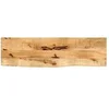 Image de Tafelblad met natuurlijke rand 100x20x2,5 cm massief mangohout370324