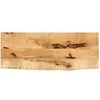 Image de Dessus de table 90x30x2,5 cm bord vif bois massif manguier brut