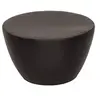 Image de Table basse martelée en aluminium Ø 50x30 cm noir359611