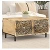 Image de Table basse 80x50x40 cm bois de manguier massif 358217