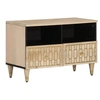 Image de Meuble TV 70x33x46 cm Bois massif de manguier, support tv, armoire média, armoire hifi, unité tv, meuble multimédia, 358249
