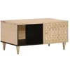 Image de Table basse 80x50x40 cm bois de manguier massif, table d'appoint, table de salon, table latérale, bout de canapé, 358252