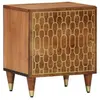Image de Table de chevet 40x33x46 cm Bois de manguier solide