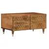 Image de Table basse 80x50x40 cm bois de manguier massif