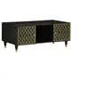Image de Table basse 100x54x40 cm bois de manguier massif, table d'appoint, table de salon, table latérale, bout de canapé, 358332
