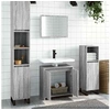 Image de Ensemble de meubles de salle de bain 2 pcs Sonoma gris, armoire de salle de bain, armoire de bain, meuble-lavabo de 835698