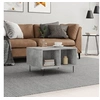 Image de Table basse Gris béton 60x50x36,5 cm Bois d'ingénierie 830544