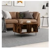 Image de Table basse Chêne fumé 60x50x36,5 cm Bois d'ingénierie830545