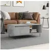 Image de Table basse Gris béton 90x50x36,5 cm Bois d'ingénierie830568