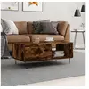 Image de Table basse Chêne fumé 90x50x36,5 cm Bois d'ingénierie830569