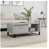 Image de Table basse Gris béton 90x50x36,5 cm Bois d ingénierie
