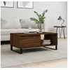 Image de Table basse Chêne marron 90x50x36,5 cm Bois d'ingénierie 830579