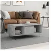 Image de Table basse Gris béton 90x50x36,5 cm Bois d'ingénierie 830592