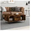 Image de Table basse Chêne fumé 90x50x36,5 cm Bois d'ingénierie830593