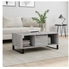 Image de Table basse Sonoma gris 90x50x36,5 cm Bois d'ingénierie 830602