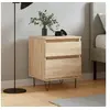 Image de Table de chevet chêne sonoma 40x35x50 cm bois d'ingénierie 830674