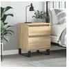 Image de Table de chevet chêne sonoma 40x35x50 cm bois d'ingénierie
