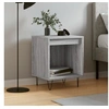 Image de Table de chevet sonoma gris 40x35x50 cm bois d'ingénierie 830728