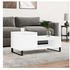 Image de Table basse Blanc 100x50x45 cm Bois d'ingénierie 830836
