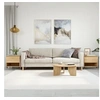 Image de Table basse - - 50x46x50 cm - Chêne sonoma - Bois d'ingénierie - 2 pièces