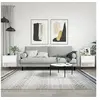 Image de Tables basses 2 pcs blanc brillant 50x46x50cm bois d'ingénierie 830913