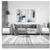 Image de Tables basses 2 pcs blanc 50x46x50 cm bois d'ingénierie 830925
