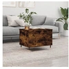 Image de Table basse Chêne fumé 60x44,5x45 cm Bois d'ingénierie 830945