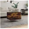 Image de Table basse Chêne fumé 60x44,5x45 cm Bois d'ingénierie 830953