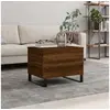 Image de Table basse Chêne marron 60x44,5x45 cm Bois d'ingénierie 830963