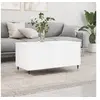 Image de Table basse Blanc brillant 90x44,5x45 cm Bois d'ingénierie 830966