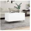 Image de Table basse Blanc 90x44,5x45 cm Bois d'ingénierie 830972