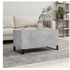 Image de Table basse Gris béton 90x44,5x45 cm Bois d ingénierie