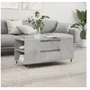 Image de Table basse gris béton 102x44,5x50 cm bois d'ingénierie 830992