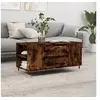Image de Table basse chêne fumé 102x44,5x50 cm bois d'ingénierie830993