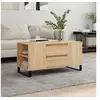Image de Table basse chêne sonoma 102x44,5x50 cm bois d'ingénierie 831007