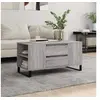 Image de Table basse sonoma gris 102x44,5x50 cm bois d'ingénierie 831010