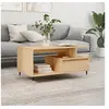 Image de Table basse Chêne sonoma 90x49x45 cm Bois d'ingénierie