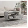 Image de Table basse Gris béton 90x49x45 cm Bois d'ingénierie 831024