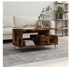 Image de Table basse Chêne fumé 90x49x45 cm Bois d'ingénierie 831025