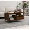 Image de Table basse Chêne marron 90x49x45 cm Bois d'ingénierie 831027
