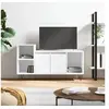 Image de Meuble TV Blanc 100x35x55 cm Bois d'ingénierie 831316