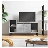 Image de Meuble TV Gris béton 100x35x55 cm Bois d'ingénierie831328