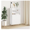 Image de Buffet haut Blanc 60x36x110 cm Bois d ingénierie
