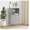 Image de Buffet haut Sonoma gris 60x36x110 cm Bois d'ingénierie 831482