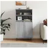 Image de Buffet haut Sonoma gris 60x36x110 cm Bois d'ingénierie831490
